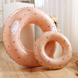 Anillo de natación de donut personalizado, flotador inflable para piscina para niños adolescentes, Círculo de natación con mango, tubo de natación para bebé, juguetes de piscina para jugar al agua - Product Image 6
