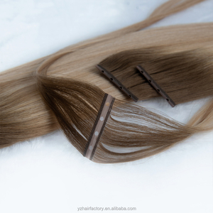 ต่อผมแบบผีเสื้อ สีอ่อน ผมแท้ พร้อมด้วยเทคนิคการต่อแบบ Double Weft Genius Hole Weft - Product Image 1