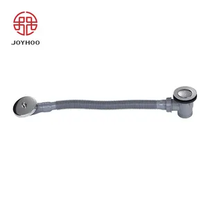 JOYHOO Plastic Bathtub Drain Shower Waste Drainer Pop-Up Siphon Drain Pipe