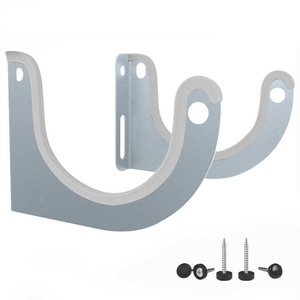 Ganci in acciaio a <span class=keywords><strong>parete</strong></span> per impieghi gravosi con strisce protettive in gomma morbida - Product Image 3