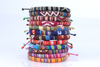 Nouveau Bracelet Tressé à la Main Style Bohème Ethnique 2026, Tendance et Très Vendu, pour Adolescents, Bracelet d'Amitié Coloré en Corde de Surf