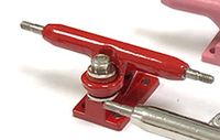 Eje Simple Profesional para Fingerboard de 34 mm, Accesorios Ligeros para Skateboard de Aleación de Zinc y Acero Inoxidable