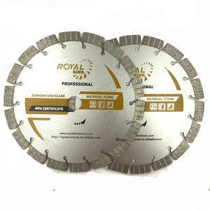 Royal Sino 180mm gran oferta hoja <span class=keywords><strong>de</strong></span> <span class=keywords><strong>sierra</strong></span> <span class=keywords><strong>de</strong></span> diamante Turbo segmentada pintada en <span class=keywords><strong>plata</strong></span> para granito - Product Image 4