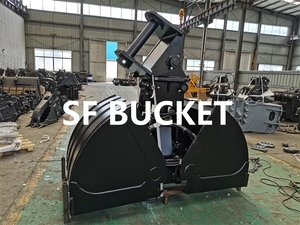 Hydraulic Clam Shell <strong>Bucket</strong> Volume 1.2CBM for Sand Unloading 35 Ton <strong>Excavator</strong> <strong>Bucket</strong> <strong>Claw</strong> - Product Image 2