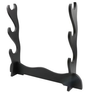 Katana 또는 Wakizashi 칼 용 디럭스 블랙 래커 테이블 스탠드 장난감 칼 용 디스플레이 홀더 - Product Image 3
