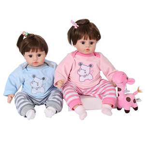 Venta al por mayor 45CM/18 pulgadas realista suave Reborn Baby Dolls niñas realista Reborn Baby Dolls para niñas - Product Image 1