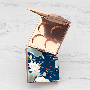 พาเลทอายแชโดว์เปล่า รับทำโลโก้ พาเลทคอนทัวร์ 4 สีขายดี พร้อมกระจก - Product Image 3