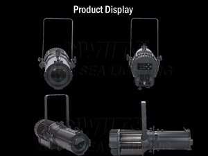 Ngoài trời Nhà thờ rạp hát tại phòng thu chương trình truyền hình ip không thấm nước Zoom 300W trắng/RGBW LED leko hồ sơ ánh sáng tại chỗ - Product Image 4