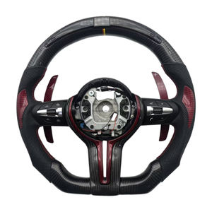 Produits populaires cuir perforé LED fibre de carbone pour BMW 3 5 série M3 M5 F10 F15 F20 F22 F30 F32 F80 F90 volant de voiture - Product Image 1