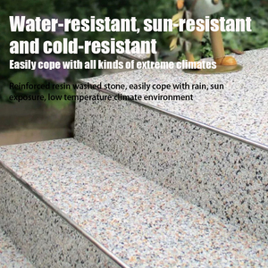 Waterbased nhựa rửa đá sỏi làn đường hàng loạt cạo của phổ màu nghiền đá và Pebble sơn tường và sàn nhà - Product Image 4