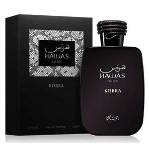 Hacwas Kobra Eau De Parfum 100 ml, Tamaño Regular, Estilo Árabe para Él, Aroma Especiado de Larga Duración - Product Image 1