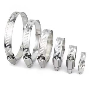 304 Stainless Steel Hose Clamps Pipe and Monitoring Clamps Gas Pipe Fasteners <b>Range</b> <b>Hood</b> Clamp Accessories - Product Image 3