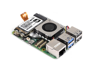 Adaptador PCIe M.2 (E) Waveshare para <span class=keywords><strong>Raspberry</strong></span> <span class=keywords><strong>Pi</strong></span> 5, Ventilador de Refrigeración <span class=keywords><strong>Compatible</strong></span> con SSD M.2 NVMe de Tamaño 2242 2230, Anodizado - Product Image 6