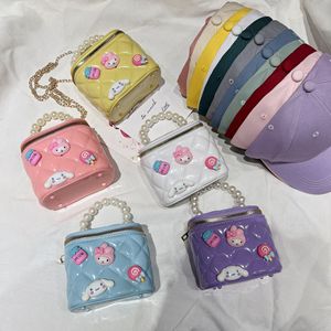 Schattige Cartoon Jelly Crossbody Tas Meisjes Kinder Mini Handtas Rits Sluiting Modieuze Pvc Waterdichte Polyester Voering Munt - Product Image 1