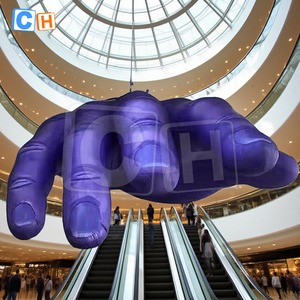 Halloween realista inflable gigante Decoración Accesorios mano <span class=keywords><strong>Palma</strong></span> inflable publicidad dedo modelo - Product Image 3