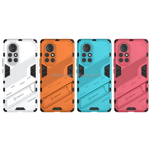 Soporte de doble capa con diseño de barra a prueba de golpes y funda de parachoques dura para carcasas de teléfonos móviles resistentes <span class=keywords><strong>Huawei</strong></span> NOVA8 PRO - Product Image 4
