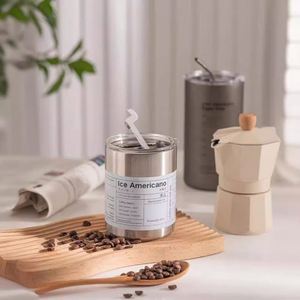 Custom Logo 320ml 600m Double Wall Vacuum <b>Insulated</b> Dual Drinking Lid Straw Travel Coffee Mug Tumbler - Product Image 2