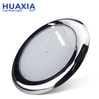 Lumière de piscine murale LED RGB HUAXIA 1,5'' 12V, acier inoxydable 316L, étanche IP68, 18W 24W, télécommande, angle de faisceau 120°