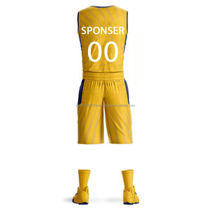 Prix de gros uniformes robe de basket-ball réversible à sublimation personnalisée maillots de l'équipe de club maillots de basket-ball en maille - Product Image 4