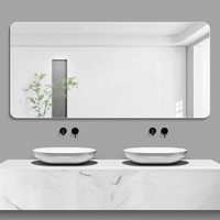 Verre miroir trempé argenté de 6mm en gros Miroir en aluminium transparent coloré de 3mm à 6mm au design moderne pour mur