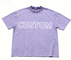 Camisetas de Algodón 100% de 210 Gramos, Corte Holgado, Personalizadas, Estampadas, de Manga Corta, Casuales para Hombre, Gran Venta - Product Image 2