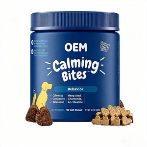 Suplemento Masticable Suave Multivitamínico 11 en 1 Omega-3 EPA DHA Sin Granos para la Salud de la Piel y el Pelaje de Perros, Venta al por Mayor Directa de Fábrica OEM - Product Image 1