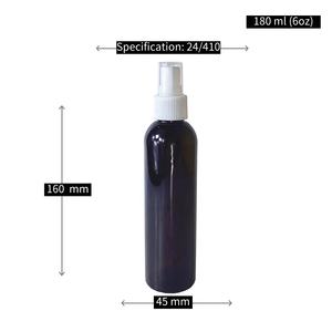 Bouteilles en plastique transparentes de forme ronde de 1 oz, 2 oz, 3 oz, 4 oz, 6 oz, 8 oz avec bouchons à clapet blancs et noirs - Product Image 6