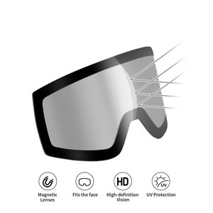 Gafas de esquí TERROR personalizadas al por mayor: protección UV, T-<span class=keywords><strong>REACT</strong></span> fotocromática, antivaho, tapa magnética, ligera, ajuste cómodo - Product Image 4