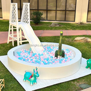 Vente chaude : <span class=keywords><strong>Piscine</strong></span> à balles souple blanche, château gonflable pour mariage, <span class=keywords><strong>piscine</strong></span> à balles en plastique avec toboggan pour <span class=keywords><strong>location</strong></span> de fête - Product Image 5