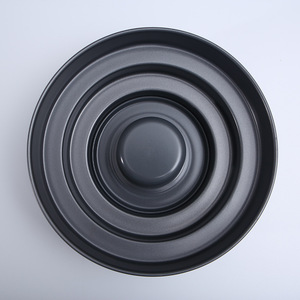 Three Layer Non Stick Metal Cake Mold Round 3 Piece <b>Baking</b> Pan For Home Use - Product Image 1