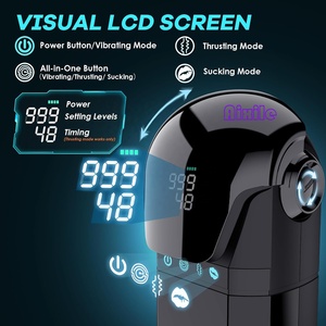 Masturbador Masculino de Alta Tecnología, Juguetes Sexuales para Hombres, Bomba para Pene, Juguete Sexual para Hombres con 9 Modos de Succión y Empuje, Control por Aplicación, Juguetes para Adultos, Estimulador Masculino 3D - Product Image 6