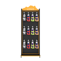 Support d'affichage en métal pour gants de boxe et de frappe, accessoires de sol pour étagères de magasin de baseball, certifié usine