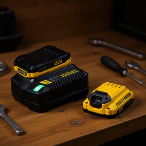 Kit de Cargador de Batería de Litio Stanley 12V Max, Paquete de 2 - Product Image 3