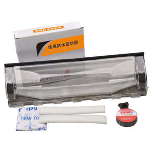 Boîte <span class=keywords><strong>de</strong></span> <span class=keywords><strong>jonction</strong></span> droite souterraine WZUMER F1 Kit d'assemblage <span class=keywords><strong>de</strong></span> câbles en <span class=keywords><strong>résine</strong></span> moulée <span class=keywords><strong>étanche</strong></span> pour sceller et protéger les câbles - Product Image 3