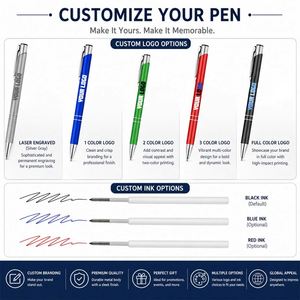 <b>Pens</b> With a Logo Customize for Hose Company Metal Ballpoint <b>Pen</b> Business Company Brand Promotion Gift Custom Ballpoint <b>Pen</b> - Product Image 3