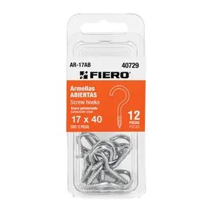 Master con 144 unità Blister con 12 occhielli aperti di 17x40, feroce - Product Image 1