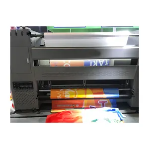 2.2m double side printing machine textile flag printer with eight printheads