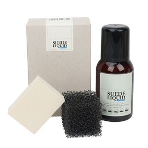 Kit de limpieza de gamuza líquida de 100 ml con esponja para el cuidado del calzado y eliminación de manchas - Product Image 3