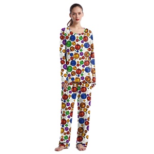 New Arrival Christmas Holidays <strong>Clothing</strong> <strong>Set</strong> Women Men Pajamas Couple <strong>Family</strong> Print Pajamas <strong>Sets</strong> - Product Image 3