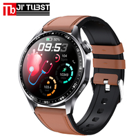 Reloj Inteligente F210 con ECG, Clima, Frecuencia Cardíaca, Monitor de Ritmo Cardíaco, Rastreador de Actividad Física Android, Mensajes, Llamadas Bluetooth, Acero Inoxidable, IP68