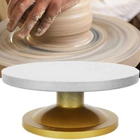 Machine en métal Poterie Roue Table Tournante Plateau Tournant Argile Modélisation Sculpture pour Céramique Travail Céramique