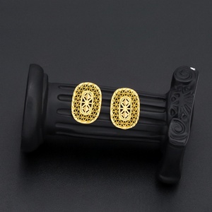 Juego de Joyería JXX de Lujo en Latón Chapado en Oro, 3 Piezas, Collar con Colgante, Aretes y Anillo para Mujer, a la Moda, para Fiesta, Gran Venta, Joyería de Moda - Product Image 5