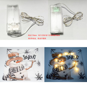 New LED <b>Christmas</b>-themed <b>throw</b> pillowcase with flashing lights for bedroom, living room, and car seats. Factory direct sales. - Product Image 4