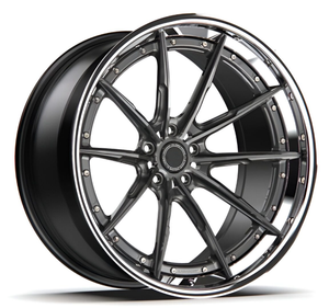 <span class=keywords><strong>ล้อ</strong></span>ปลอม18 19 20 21 22 24นิ้ว2pieces-forged ตกแต่งหน้าผ้าซาตินสีเทาด้วยเงา<span class=keywords><strong>ปัด</strong></span>สีเทาลิปด้านนอ<span class=keywords><strong>ก</strong></span> - Product Image 4