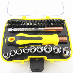 Kit d'outils multifonctionnel 48-en-1 avec embouts de vis et douilles pour <span class=keywords><strong>tournevis</strong></span> manuel domestique - Product Image 3
