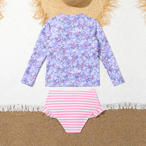 <span class=keywords><strong>Maillot</strong></span> <span class=keywords><strong>de</strong></span> <span class=keywords><strong>bain</strong></span> personnalisé pour petite fille, slip <span class=keywords><strong>de</strong></span> <span class=keywords><strong>bain</strong></span> pour enfant, tankini imprimé floral, protection solaire d'été, <span class=keywords><strong>maillot</strong></span> <span class=keywords><strong>de</strong></span> <span class=keywords><strong>bain</strong></span> pour tout-petit, ensemble <span class=keywords><strong>de</strong></span> 2 pièces pour la plage - Product Image 4