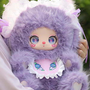 صندوق مفاجآت ليلك زو 600% V2 تايم تي، دمية حيوان لطيفة محشوة للزينة كهدية - Product Image 6