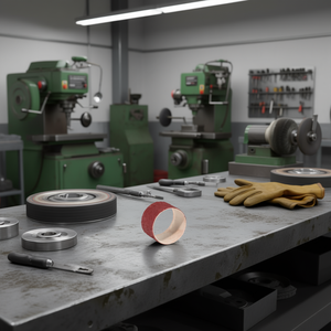 Manchon en toile abrasive 13x25 mm en corindon pour le ponçage et le polissage de précision - Product Image 3