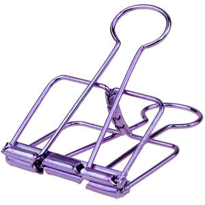 ODMOEMオフィスステーショナリーブルドッグクリップ0.75インチフォールドバッククリップメタル19mmペーパーバインダークリップ - Product Image 6