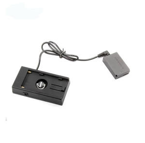 อะแดปเตอร์ฐานจ่ายไฟภายนอก NP-F970แผ่นเมาท์พร้อมแบตเตอรี่ Dummy <span class=keywords><strong>DR</strong></span>-E12สำหรับ Canon EOS M M2 M10 M50 - Product Image 1